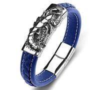 Personalised Gifts Bracelets Rocker, Bracelets Stainless Steel Scorpion Men's Bracelet Engraved Bracelet Stainless Steel with Magnetic Clasp