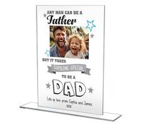 Personalised Gifts For Dad Acrylic Photo Plaque Presents Fathers Day Daddy Gifts From Daughter Son (Special Dad)