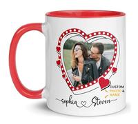 Personalised Gifts for Girlfriend Boyfriend - Custom I Love You Mug - Unique Gift for Him or Her, Perfect for Couples on Anniversaries, Birthdays, Weddings or Valentine's Day (11 OZ)