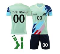 Personalised Gifts for Men,Personalised England Style Kit Football Shirt, Football Kits for Girls and Boys Personalised Gift for Children Kids Playwear,Personalised T Shirt UK,B3