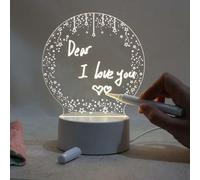 Personalised Gifts Message Dry Erase LED Lamps Friendship Best Friends Women Men Bestie BFF Birthday Unique Work Desk Daily Notes Message Board Surprise Thoughtful Special Reminder Boards Acrylic…