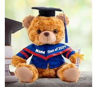Personalised Gifts Teddy Bear with Custom Text/ Name, Graduation Bear Class of 2025 Personalised Teddy Bear for Graduation Day 2025 Graduation Gifts for Her/Him 2025 High School/ College (8IN-Text)
