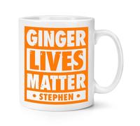 Personalised Ginger Lives Matter 10oz Mug Cup Funny Joke Rude Birthday Red Head