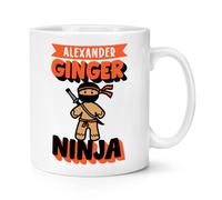 Personalised Ginger Ninja 10oz Mug Cup