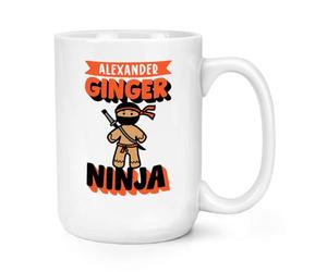 Personalised Ginger Ninja 15oz Large Mug Cup