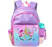 Personalised Girls School Bag Unicorn Face Backpack Kids Primary Book Bag, Pretty Childrens Cute Rucksack KS210