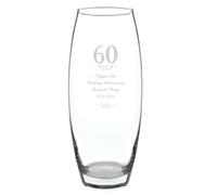 Personalised Glass Vase For 40th Ruby Wedding Ideas Couple 25th 30th 40th 50th 60th (60)