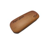 Personalised Glasses Case with Custom Text - Engraved Gift for Him or Her - Protective, Stylish & Unique Eyewear Holder