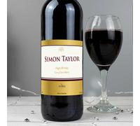 Personalised Gold Label Red Wine