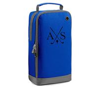 Personalised Golf Bag Golfing Kit Custom Initials Sports Bags for Men Women Mum Dad Father's Day Gift (Royal-Black)