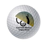 Personalised Golf Balls with Photo/Logo/Text Custom Personalised Golf Gifts for Golfers Men Novelty Funny Golf Balls (1)
