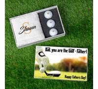 Personalised Golf Father Gift Set