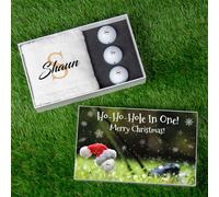 Personalised Golf Gift Set Ho Hole in One