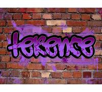 Personalised Graffiti Name Canvas Art
