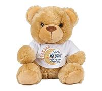 Personalised Grandad, Dad, Daddy, ANY NAME If We Had a Star for Every Reason Why We Love You, Present for Father’s Day, Birthday, Teddy Bear Plush Soft Toys. (Brown Teddy)