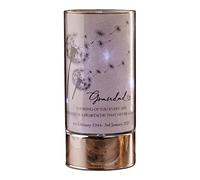Personalised Grandad Memorial In Loving Memory Led Lamp With Dandelions