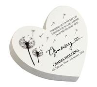 Personalised Granny Memorial Graveside Heart Remembrance Plaque Ornament