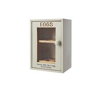 Personalised Grey Wood Egg Cabinet - Unique Egg storage Housewarming Engraved Kitchen Gift