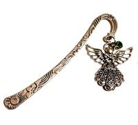 Personalised Guardian Angel Bookmark with Birthstone