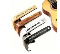 Personalised Guitar Capo Personalized Metal Tuning Clips with Name/Icon, for Guitarists, Music Teachers,Works On Acoustic and Electric Guitars
