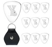 Personalised Guitar Pick, Y Printed Silver Guitar Plectrum for Bass&Guitar, Musician Guitar Player Birthday Christmas Thanksgiving Father's Day Gifts