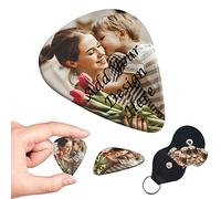 Personalised Guitar Picks with Photo/Logo/Text Personalised Guitar Picks for Acoustic, Bass, Electric Guitar 0.46mm 0.71mm 0.96mm