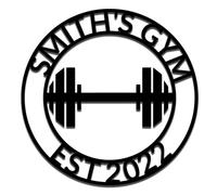 Personalised Gym Metal Sign,Fitness Sport Metal Wall Art,Gym Decor for Workout Room Fitness Room Exercise Classroom,Custom Home Gym Sign gym-3