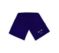 Personalised Gym Towel with Zipped Pocket. Weights. Embroidered Design and Name Free P&P (Navy Blue)