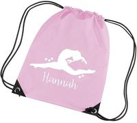 Personalised | Gymnastics | School Children's Gym/PE/Drawstring | | Sports Backpack (Classic Pink) | (Please Goto Add Gift Options Enter name in FreeGiftMessageBox or send message to Seller)