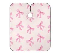 Personalised Hair Colouring Cape, Pink Bow, Barber Hairdresser Capes Professional Salon Cape for Salons Men Women