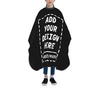 Personalised Hairdressing Cape Custom Hairdressing Gown Add Your Photo Logo Custom Barbers Cape with Image Text Name Personalised Barber Gown for Home and Barbershop - Funny Gifts for Kids
