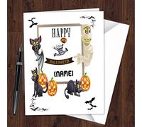 Personalised Halloween Card Son Daughter Grandson Granddaughter Niece Nephew Q05