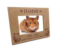 Personalised hamster Remembrance Memorial Photo Frame gift (5 x 7 Inch)