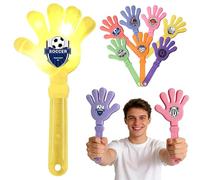 Personalised Hand Clappers Custom LED Light-Up Large Hand Clappers Noisemakers Cheer Noise Makers Finger Noise Makers for Sporting Events Basketball Football Game Party Favors