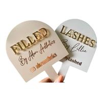 Personalised Handheld Mirror, Ustom Acrylic Hand Mirror, Gift For Hair Dressing, Gift For Esthetician Beauty Handheld Mirror, Aesthetics Props, Face Shield, Hair Dressing Prop, Gifts For Her(Black)