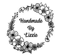 Personalised Handmade by Stamp - Flowers - Laser Cut Rubber Stamp - Custom Name