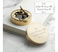 Personalised Handwriting Sundial Compass