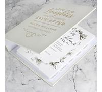 Personalised Happily Ever After Wedding Planner - Ring Bound Bride to Be Organiser with Checklists - 60 Pages (Add Your Own Text, 25 Characters)