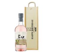 Personalised Happy Birthday Edinburgh Rhubarb & Ginger Gin Gift Set - Gifts for Him & Her, Birthday, Christmas, Father’s Day, Mother’s Day, Unique Gin Present Idea