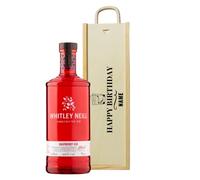 Personalised Happy Birthday Whitley Neill Raspberry Gin Gift Set - Gifts For Him, For Her, Christmas, Birthday's, Father's Day, Mother's Day