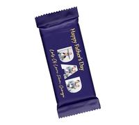 Personalised Happy Fathers day Chocolate Gift for Dad Unique Chocolate Bar Gift For Him From Kids Sweet Treat for Daddy (Dairy Milk)