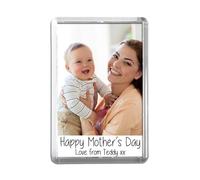 Personalised Happy Mother's Day Magnet Love From Name Mother's Day Photo Fridge Magnet Jumbo - Add Your Name and Photo of Mum Mummy Step Mum Grandma Nan