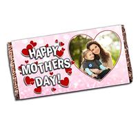 Personalised Happy Mothers Day Milk Chocolate PHOTO Bar BEST MUM Present for her N118