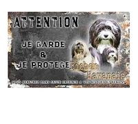 Personalised Havanese Dog Sign - Pre Perforated and Screws Delivered from 30 to 15 cm