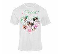 Personalised Heart Bootleg Rap T Shirt Vintage Collage T-Shirt Top Design - Vintage 90s Style Retro Tee, Birthdays, Christmas Music Fans, I Love my Girlfriend tshirt White