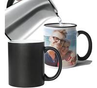 Personalised Heat Change Mug - Upload Your Photograph or Design and Text or Any Name to Personalise This Magic Cup Gift. Same Day Free Dispatch - Eco Friendly Packaging. Great Mug Gift.