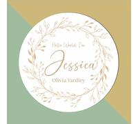 Personalised Hello World Baby Plaque with Floral & Gold Frame - 11 Colour Options, Ideal as a New Baby Present for Mums, New Parents, Baby Arrival Keepsake (Beige Leaves)
