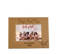 Personalised Hen Do Last Rodeo Memory Photo Frame, Engraved Multiple Colours and Sizes (Brown, 8X10)