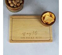 Personalised Hevea Wood Chopping Board Engraved Cutting Board Picky Bits Charcuterie Novelty Viral Cheese Board