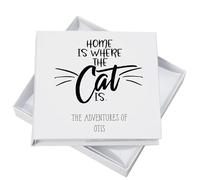 Personalised home is where the cat is Photo album